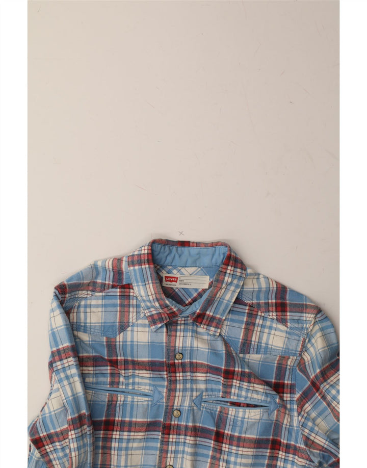 Mens Slim Fit Flannel Shirt Small Vintage Levi's and Second-Hand Levi's from Messina Hembry 