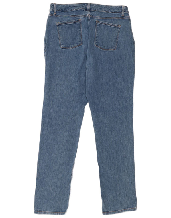 L.L.Bean Dame Classic Fit Straight Jeans US 10 Large W34 L32 Blå Bomuld
