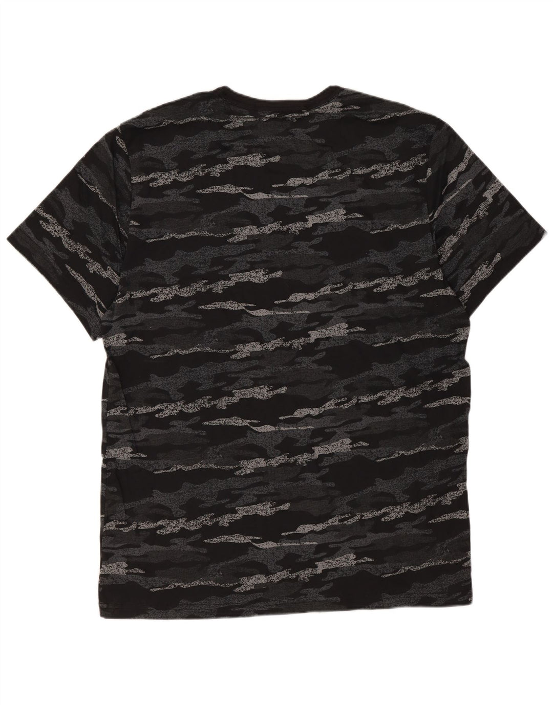 Calvin Klein Herre grafisk T-shirt Top Medium Sort Camouflage Bomuld