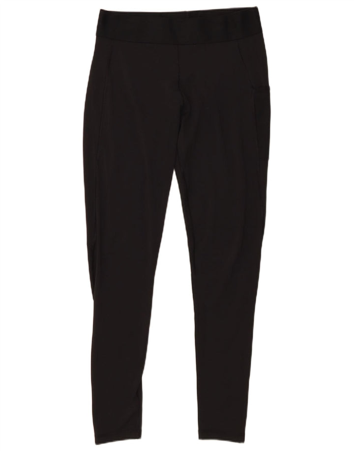 ADIDAS Aeroready Grafiske Leggings til kvinder UK 12/14 Medium Black