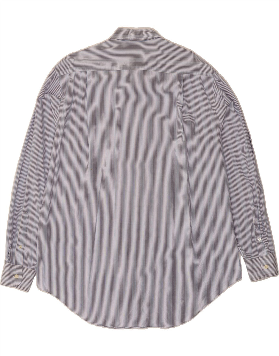 NAUTICA Mens Shirt Size 16 1/2 Large Blue Striped Cotton Vintage Nautica and Second-Hand Nautica from Messina Hembry 