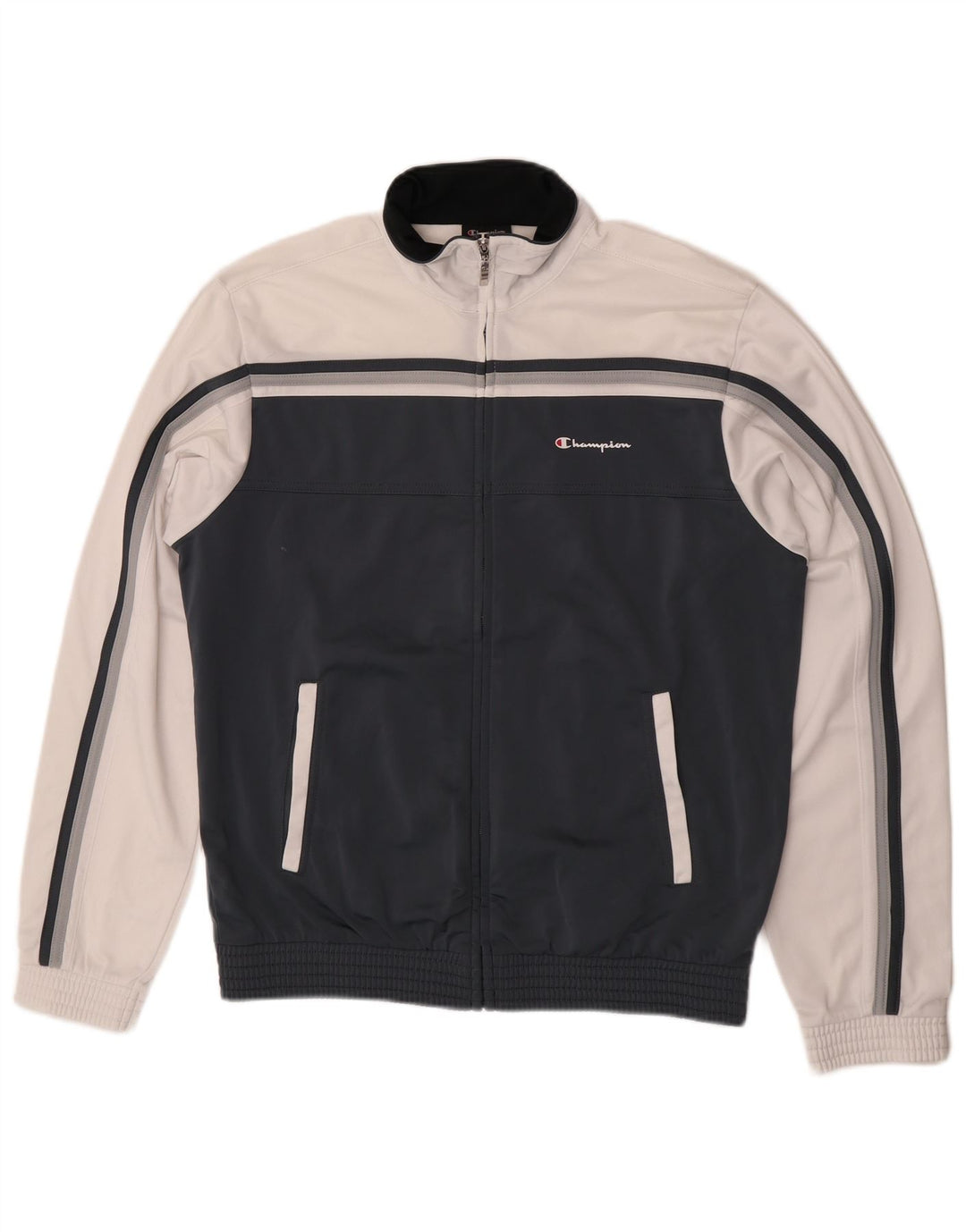 Champion Herre træningsdragt Topjakke Stor marineblå Colourblock Polyester