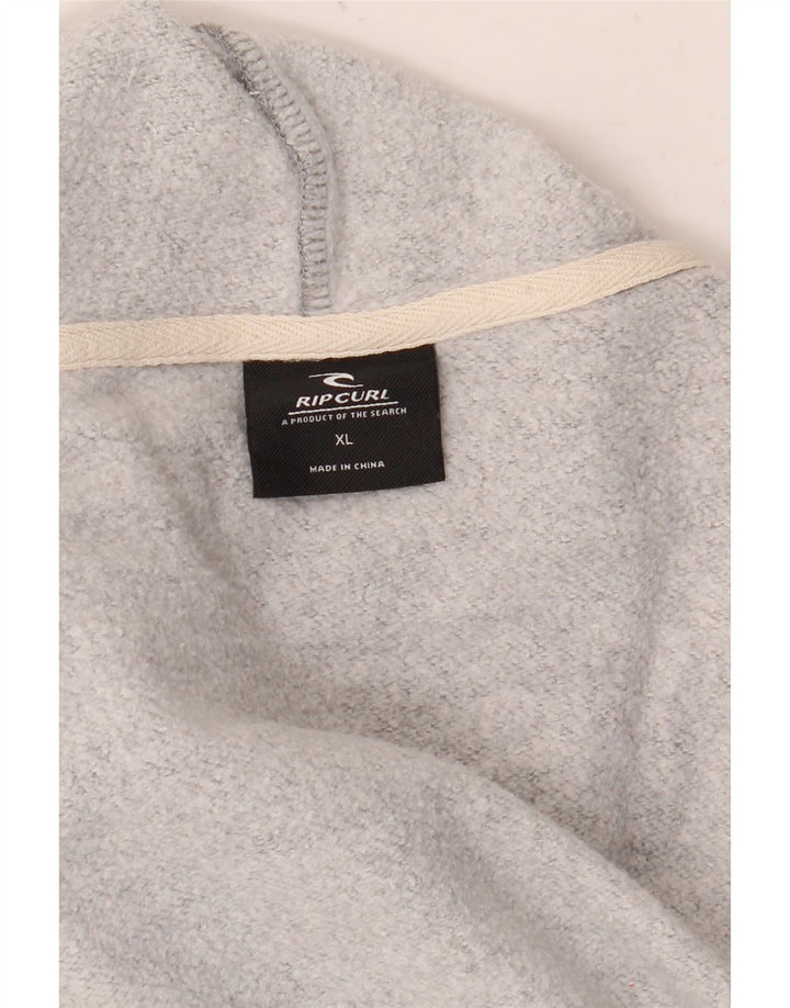 Rip Curl Herre grafisk hættetrøje XL Grå Colourblock