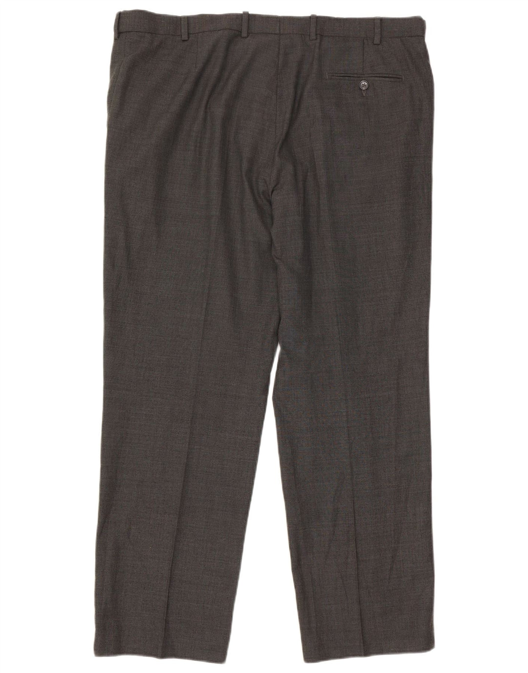 Marks & Spencer Straight Casual bukser til mænd W40 L31 Grå uld