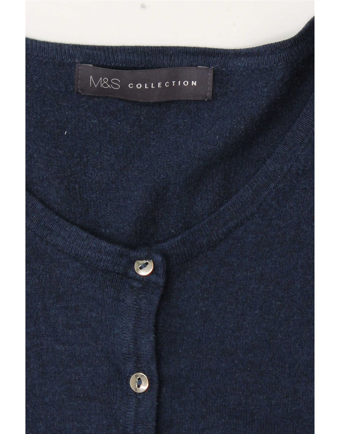 Marks & Spencer Dame Cardigan Sweater UK 14 Large Navy Blue