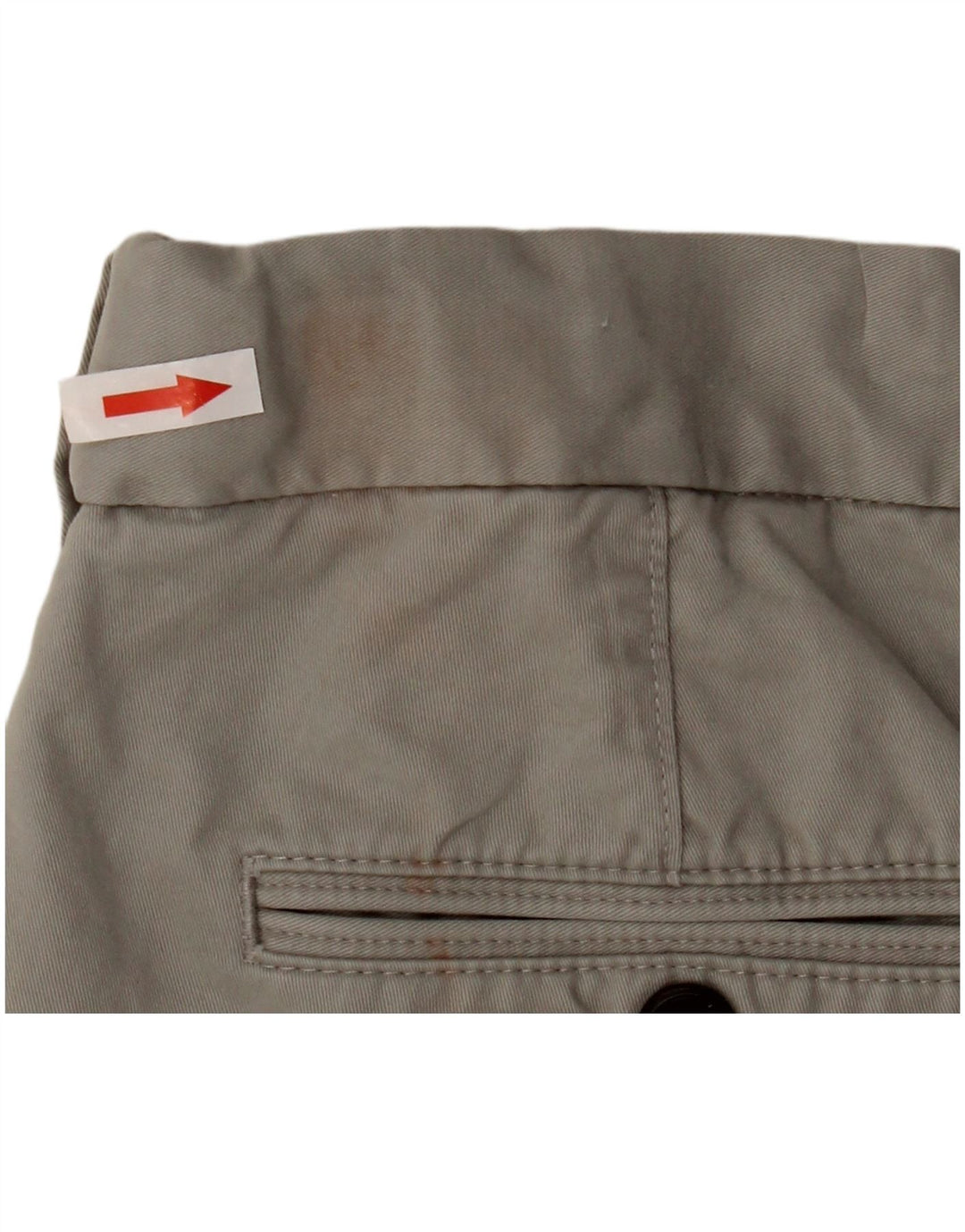 Marks & Spencer Chino Shorts til mænd W34 Large Grå Bomuld