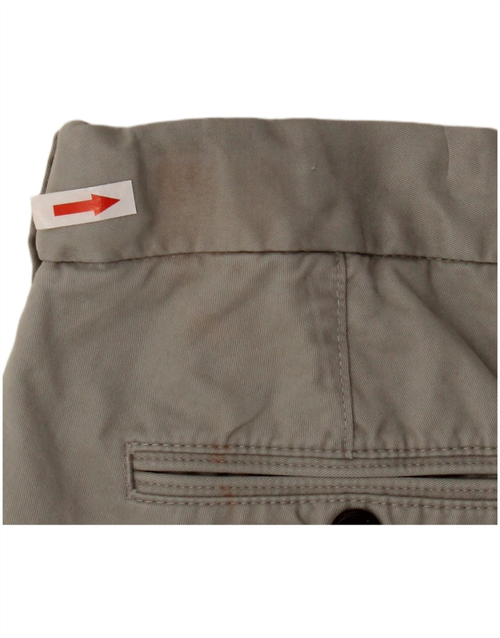 Marks & Spencer Chino Shorts til mænd W34 Large Grå Bomuld