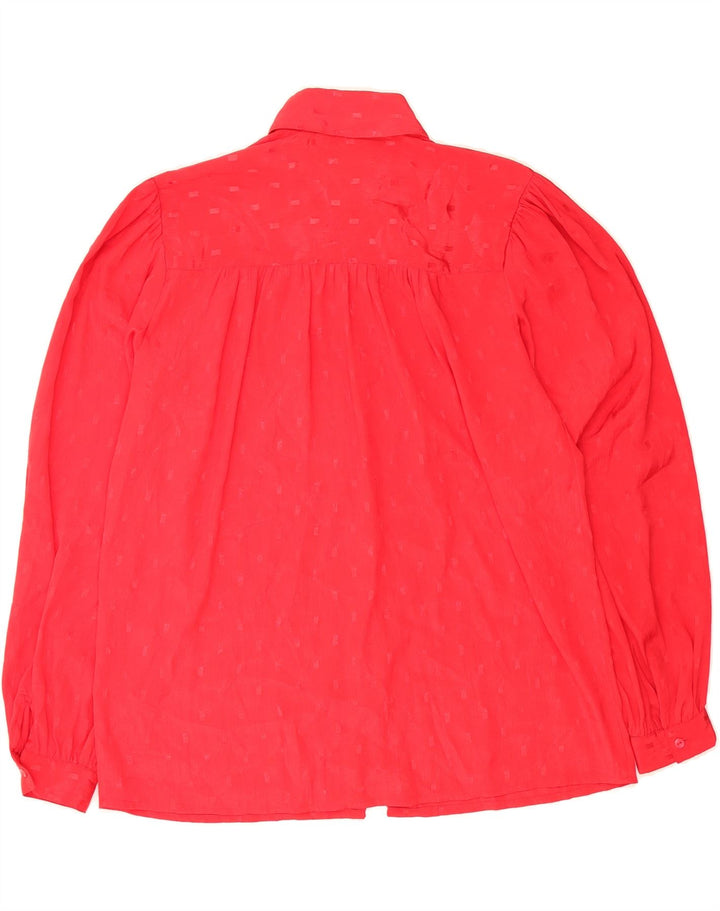 C&A Womens Shirt Blouse IT 40 Small Red Spotted Polyester Vintage C&A and Second-Hand C&A from Messina Hembry 