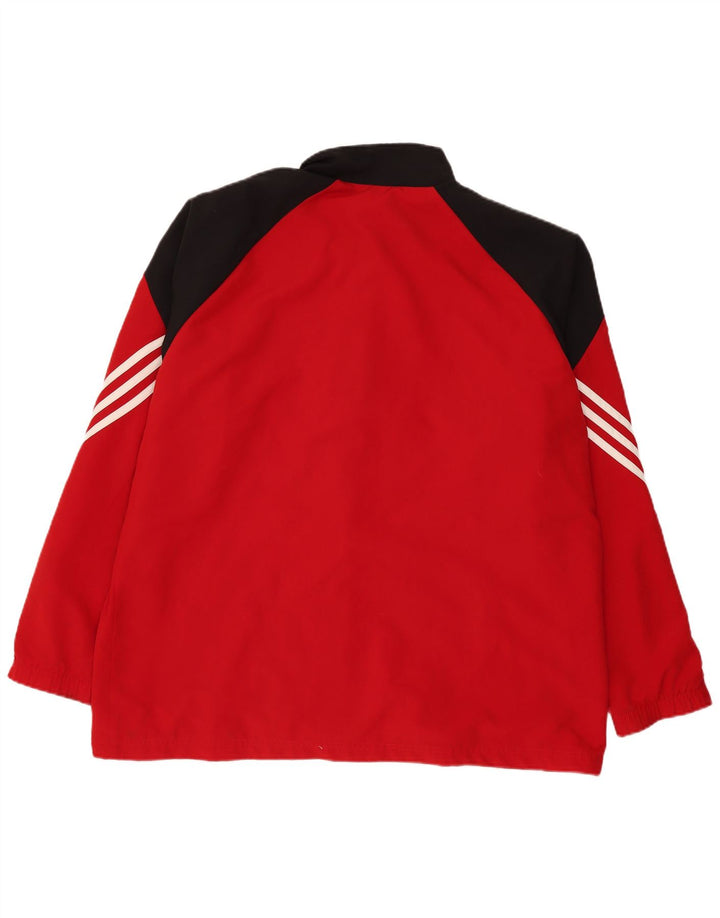 Adidas Træningsdragt til mænd Topjakke 2XL Rød Colourblock Polyester