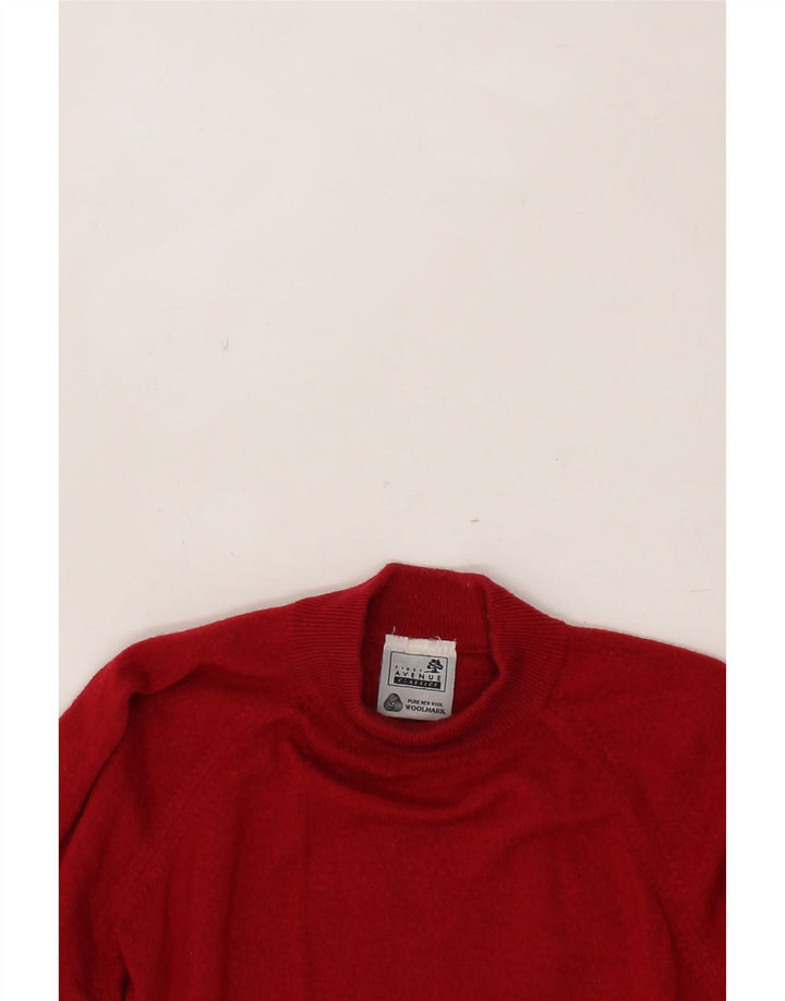 AVENUE Boys Turtle Neck Jumper Sweater 11-12 Years Red Vintage Avenue and Second-Hand Avenue from Messina Hembry 