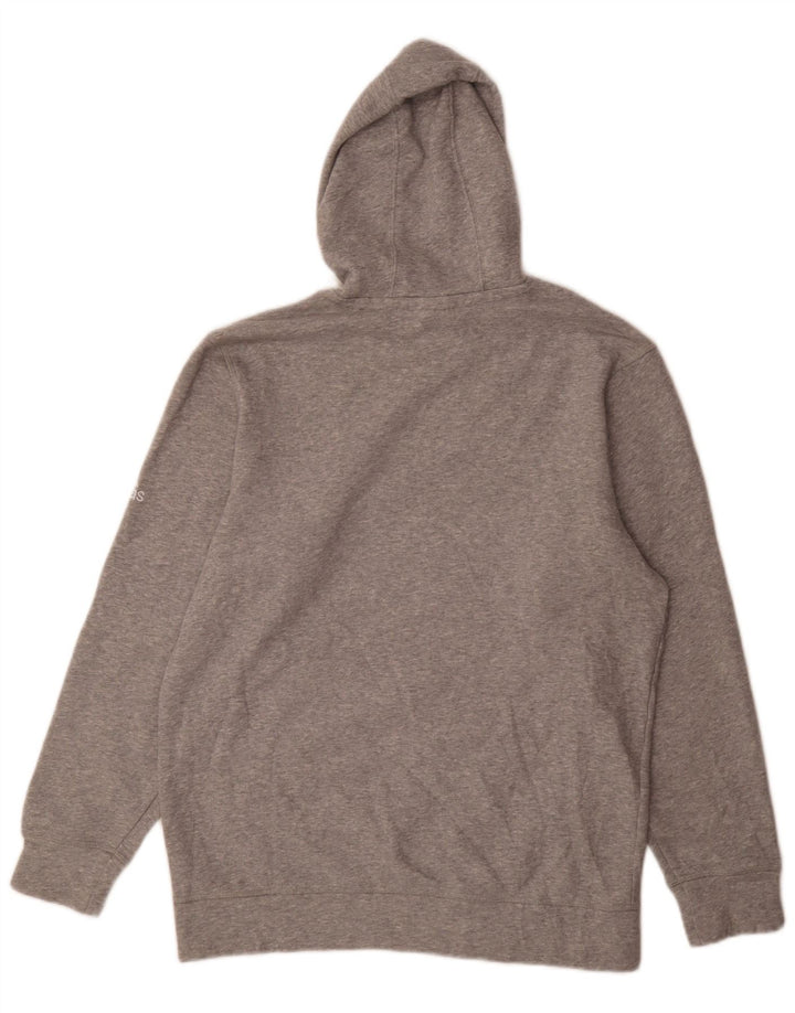 Adidas Herre Spartans Pleasant Valley Graphic Hoodie Jumper Medium Grå