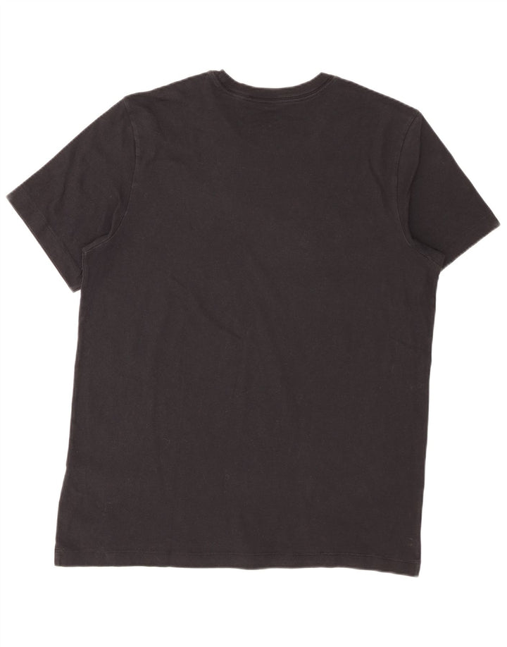 Nike grafisk T-shirt top til mænd, stor sort bomuld