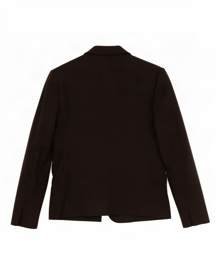 Topshop Dame 1 Knap Blazer Jacket UK 8 Small Black Polyester