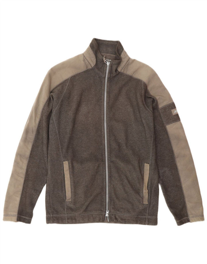 Musto Herre grafisk fleecejakke UK 36 Small Grey Colourblock Polyester