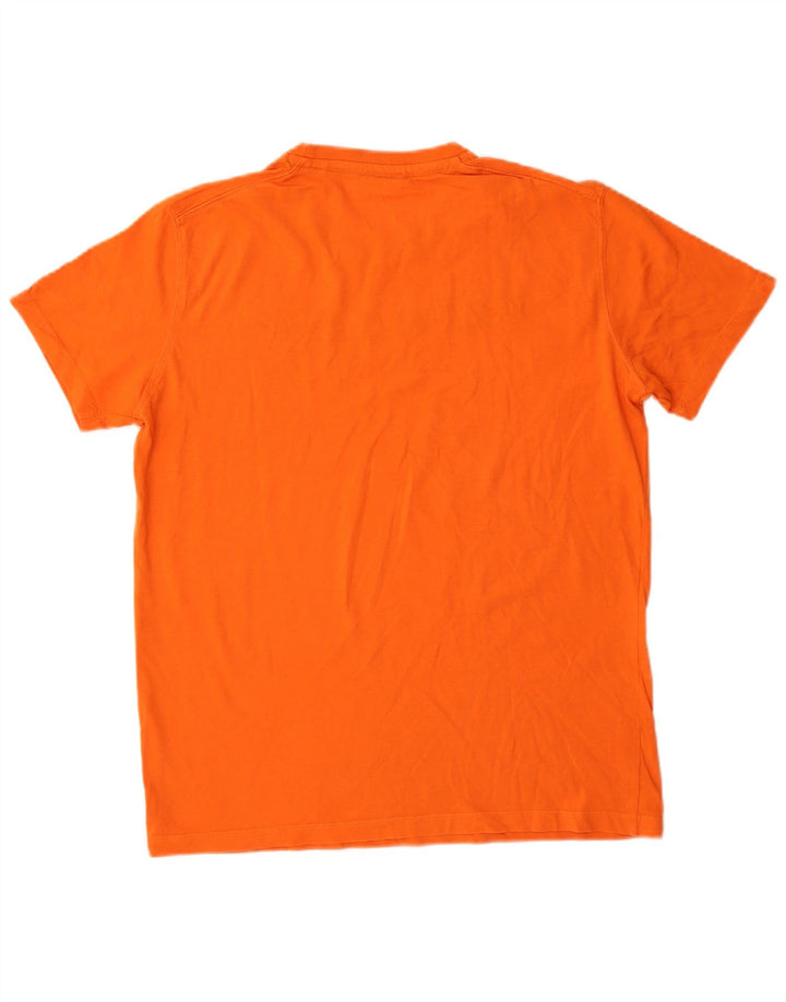 U.S. Polo Assn. Herre grafisk T-shirt Top Medium Orange