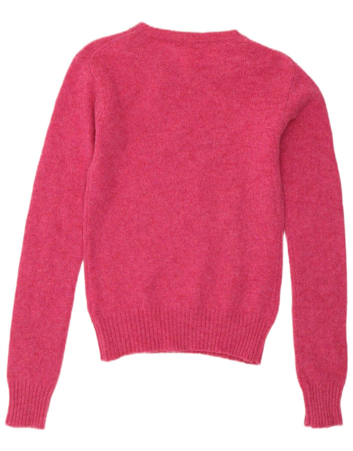 Benetton Dame sweater med rund hals DK 8 Small Pink