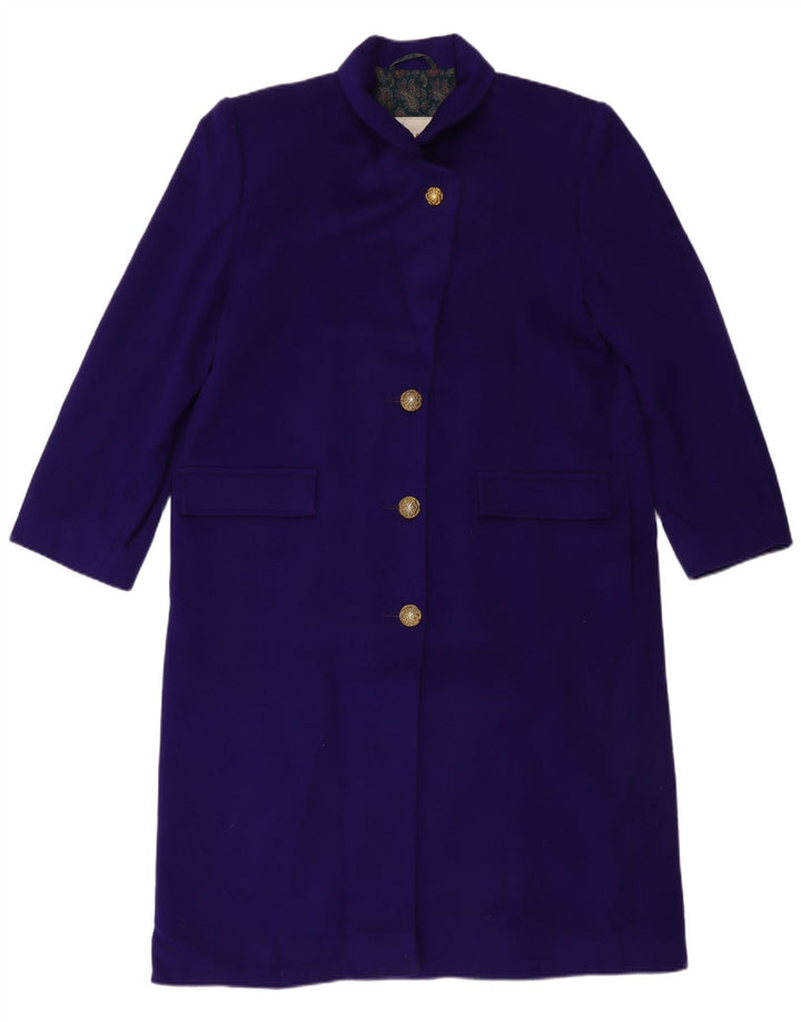 LONDON FOG Dameoverfrakke US 16 2XL Blue Virgin Wool