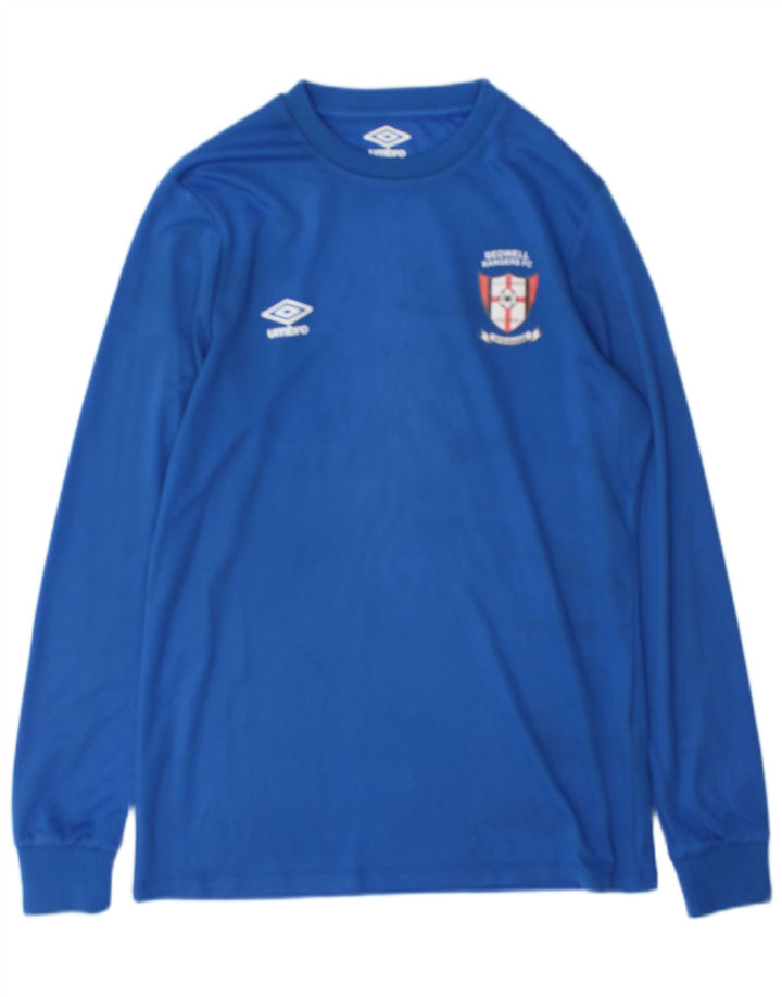 Umbro Herre Grafisk Top Langærmet Lille Blå Polyester