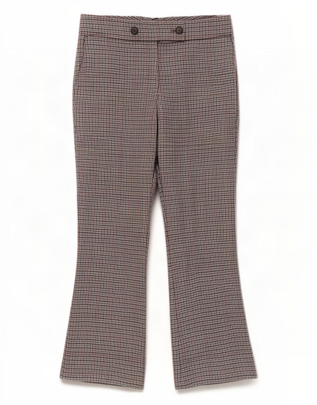 Hugo Boss jakkesætsbukser til kvinder UK 12 Medium W32 L27 Grå Houndstooth