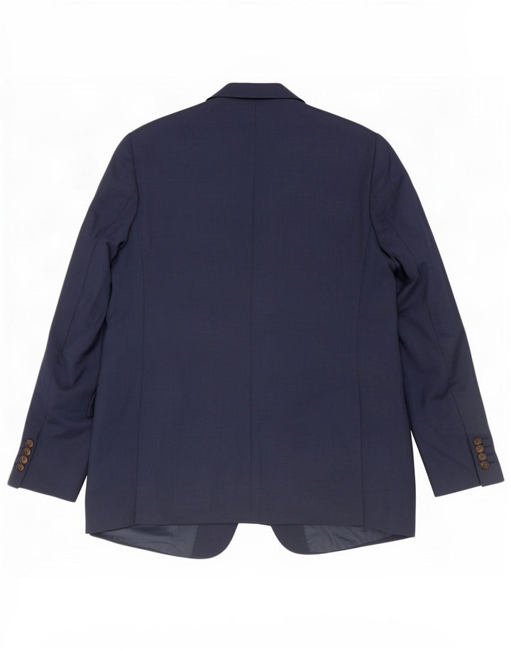 Marks & Spencer Herre 2-knaps blazerjakke UK 42 Stor marineblå polyester