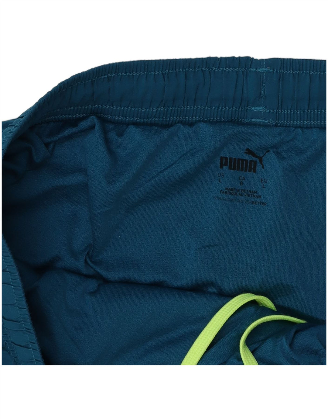 PUMA Sportshorts til mænd Large Blue Colourblock