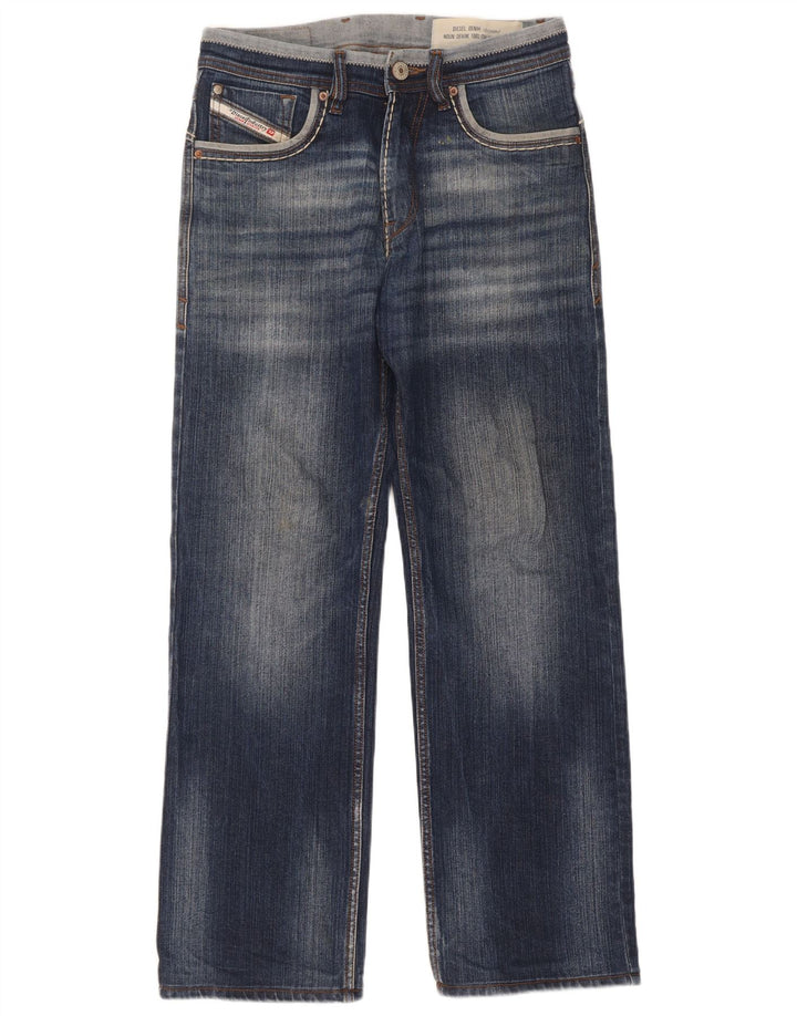 Diesel Straight Jeans til mænd W30 L30 Blå Bomuld