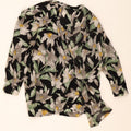 ROMY Womens Oversized Blouse Top US 4 Small Multicoloured Floral Vintage Romy and Second-Hand Romy from Messina Hembry 