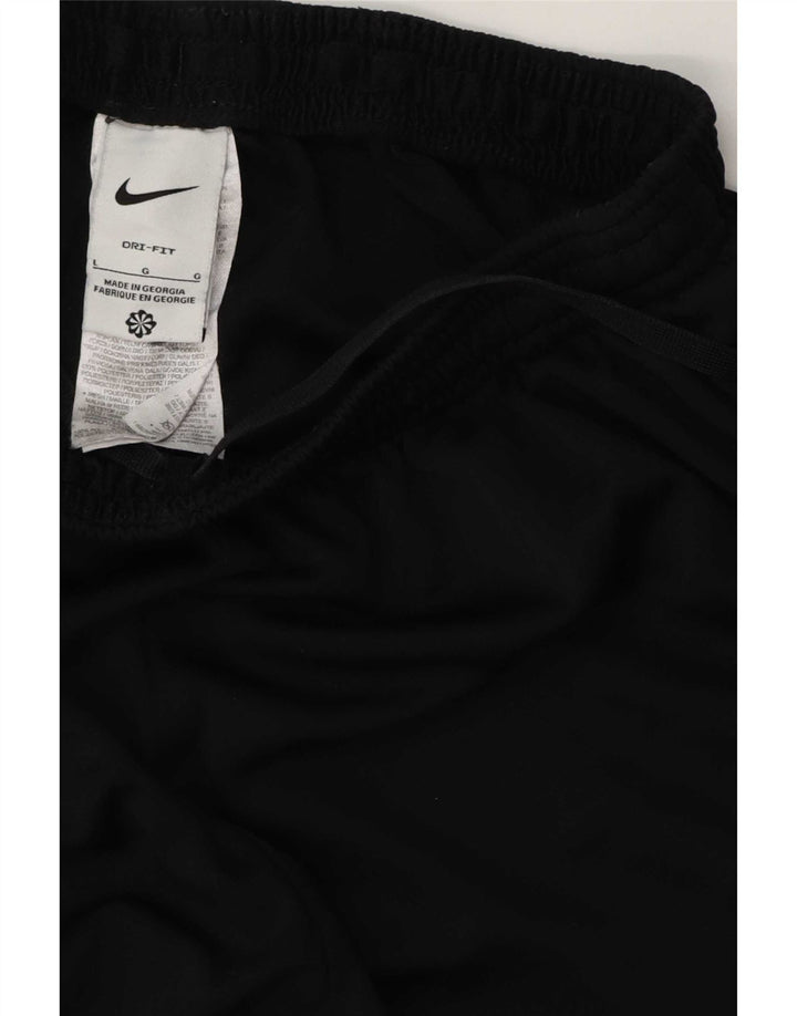 Nike Herre Dri Fit træningsdragt Bukser Large Black Colourblock Polyester