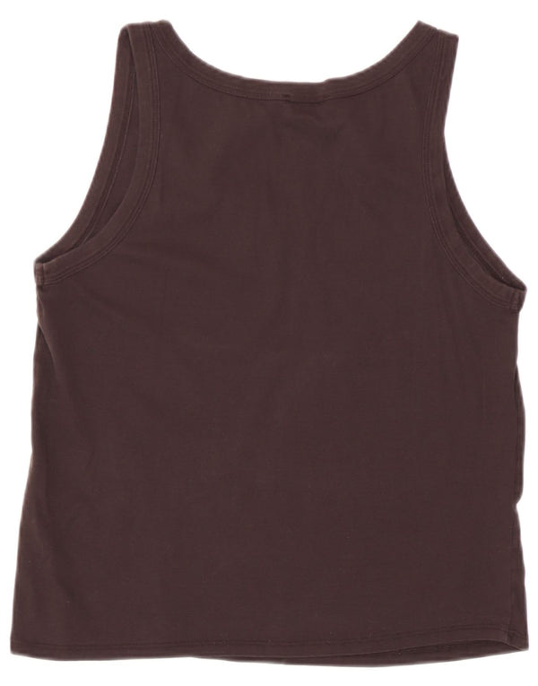 Massimo Dutti Damevest Top UK 14 Stor Sort Bomuld