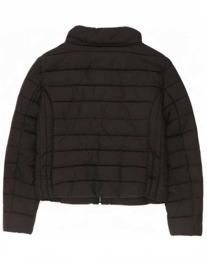 Zara Dame Trafaluc polstret jakke UK 16 Stor sort nylon