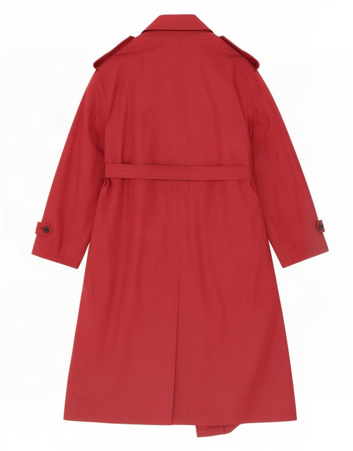 Sealup Dame Trench Coat UK 16 Large Burgundy Polyester