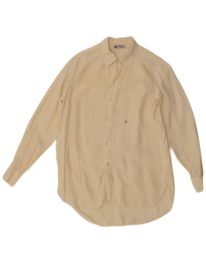 Vintage herreskjorte medium gul