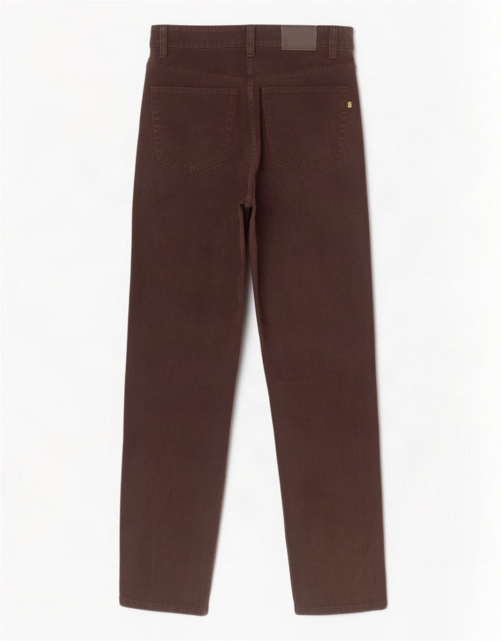 Camel Active Herre tilspidsede jeans W31 L31 Brun bomuld
