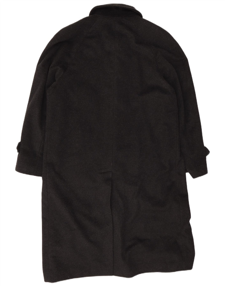 Vintage Herre Overfrakke IT 52 XL Sort Uld