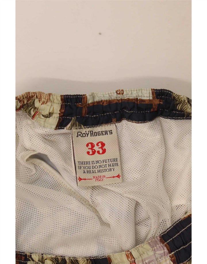 Roy Rogers Hawaiian svømmeshorts til mænd Medium flerfarvet patchwork