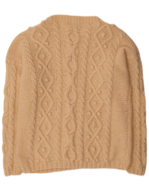 Pachamama Herre Boat Neck Jumper Sweater Large Off White Uld