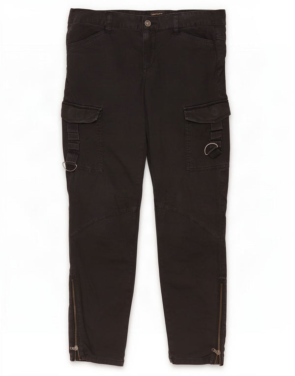 Diesel Dame Straight Cargo Bukser W29 L29 Sort Bomuld
