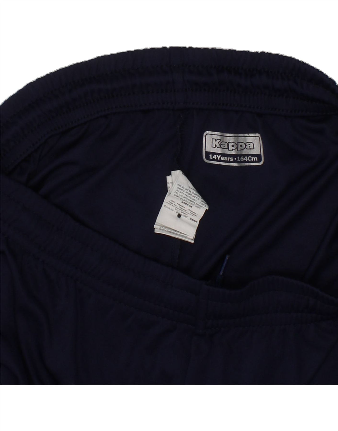 KAPPA Boys Sport Shorts 13-14 Years  Navy Blue Polyester Vintage Kappa and Second-Hand Kappa from Messina Hembry 