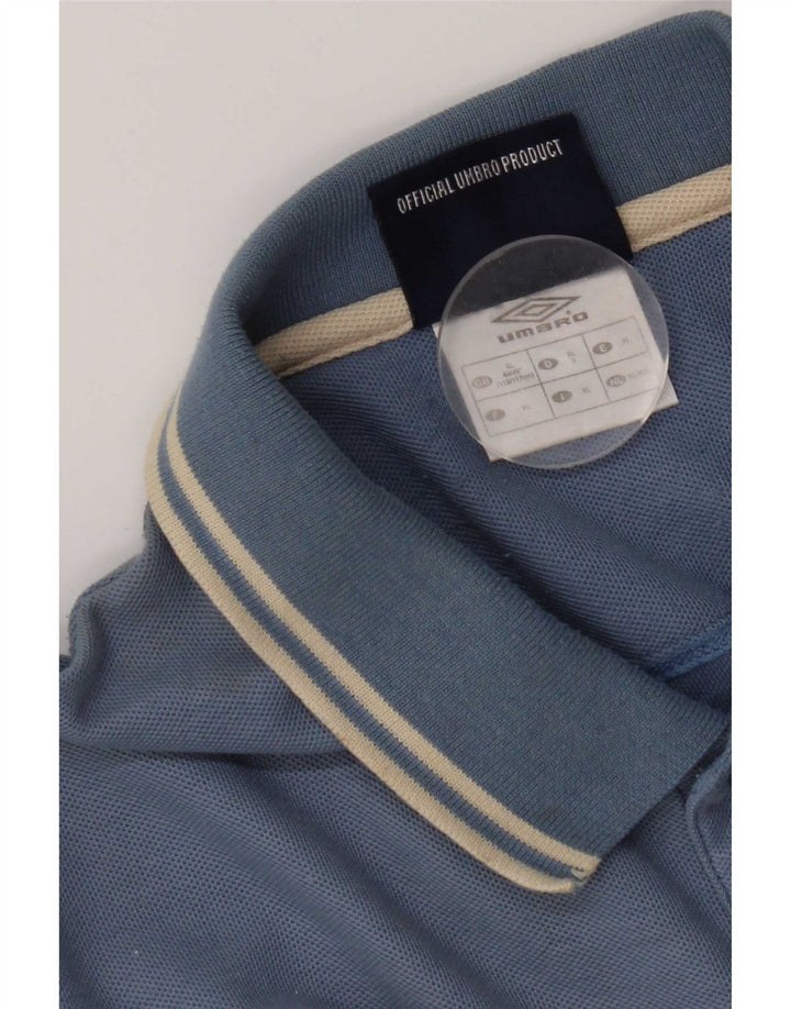 Umbro Herre Polo Shirt UK 44/46 XL Blå Polyester