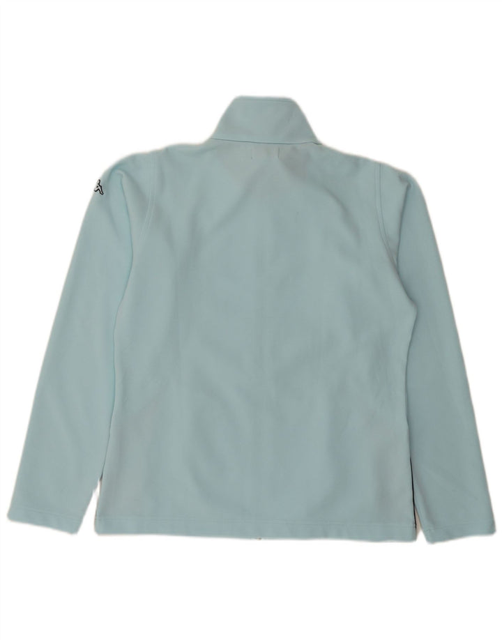 Kappa træningsdragt topjakke til kvinder UK 16 Stor blå farveblok polyester