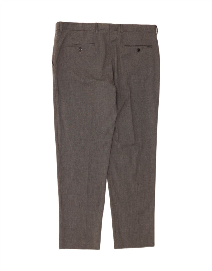 NAUTICA Mens Slim Suit Trousers  W38 L32 Grey Polyester Vintage Nautica and Second-Hand Nautica from Messina Hembry 