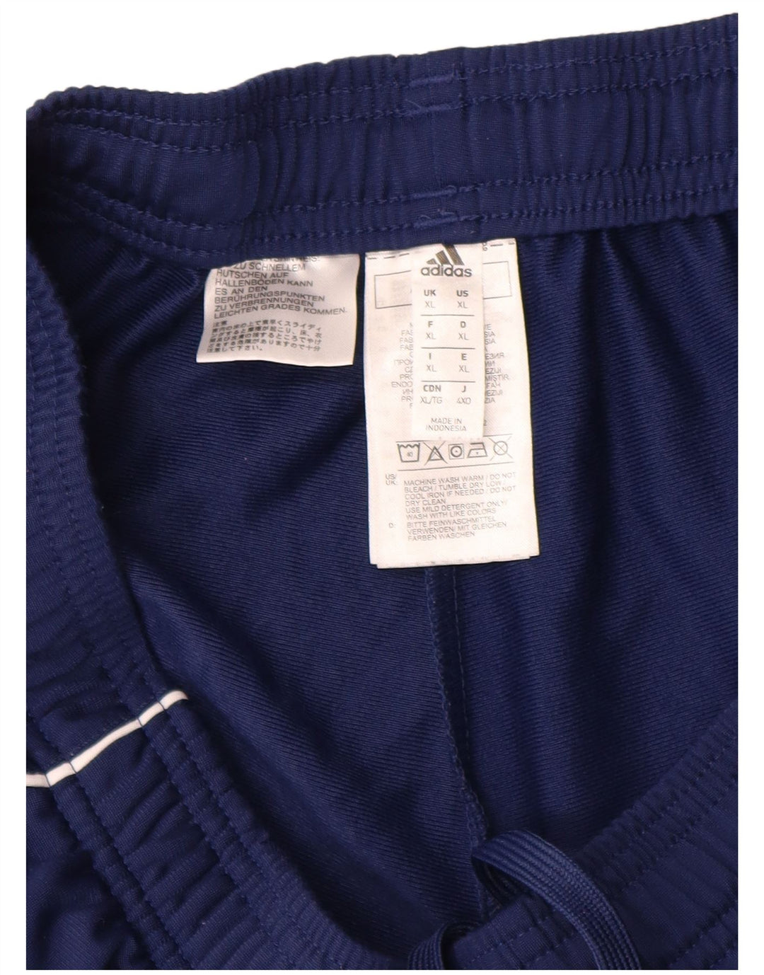 Adidas Herre træningsdragt Bukser Joggers XL Navy Blue Polyester