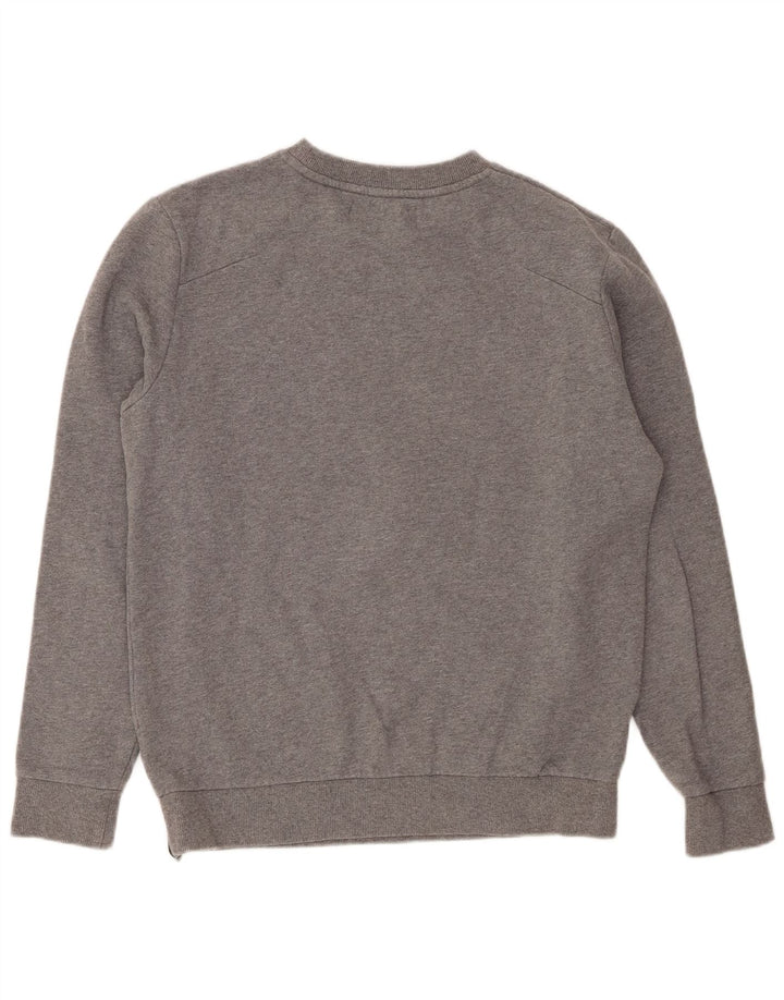 Calvin Klein Jeans Herre Grafisk Sweatshirt Jumper Medium Grå Flecked