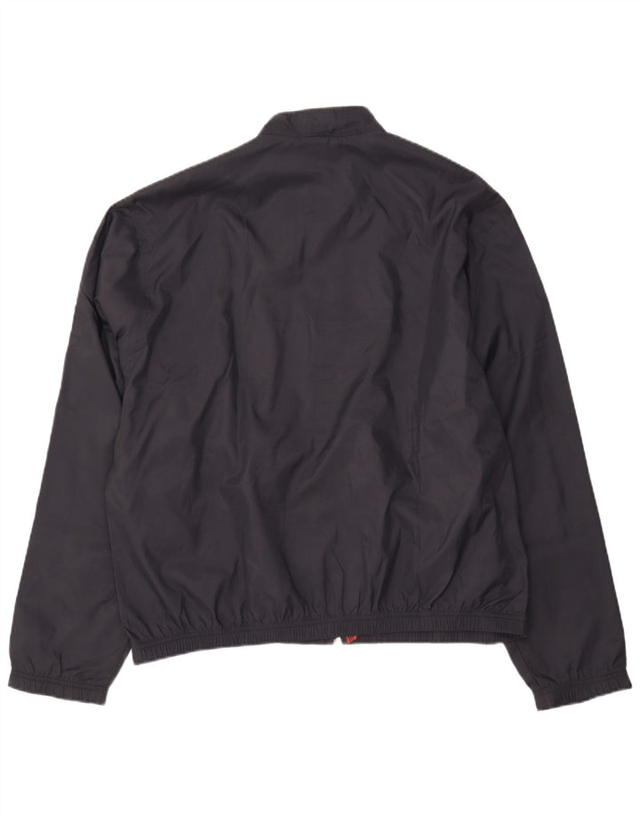 Adidas træningsdragt til mænd, topjakke UK 48/50 XL marineblå polyester