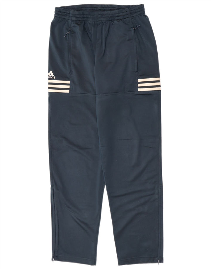 Adidas Træningsdragtsbukser til mænd UK 38/40 Medium Navy Blue Polyester