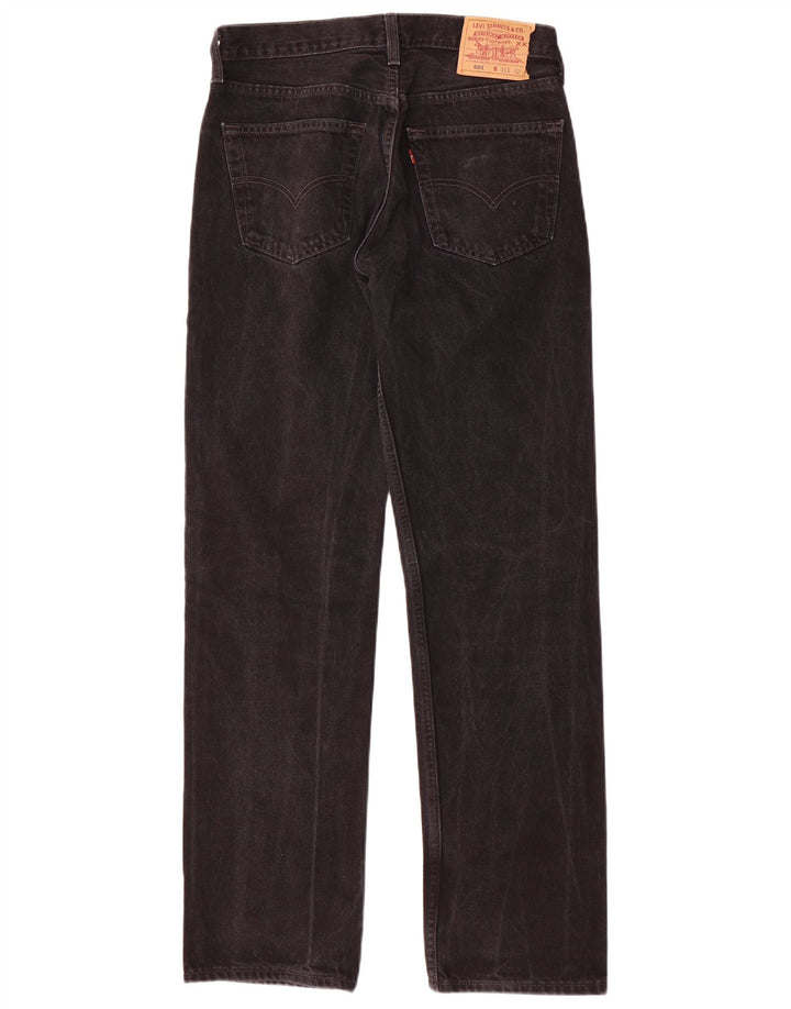 Levi's Herre 501 lige jeans W31 L32 sort bomuld