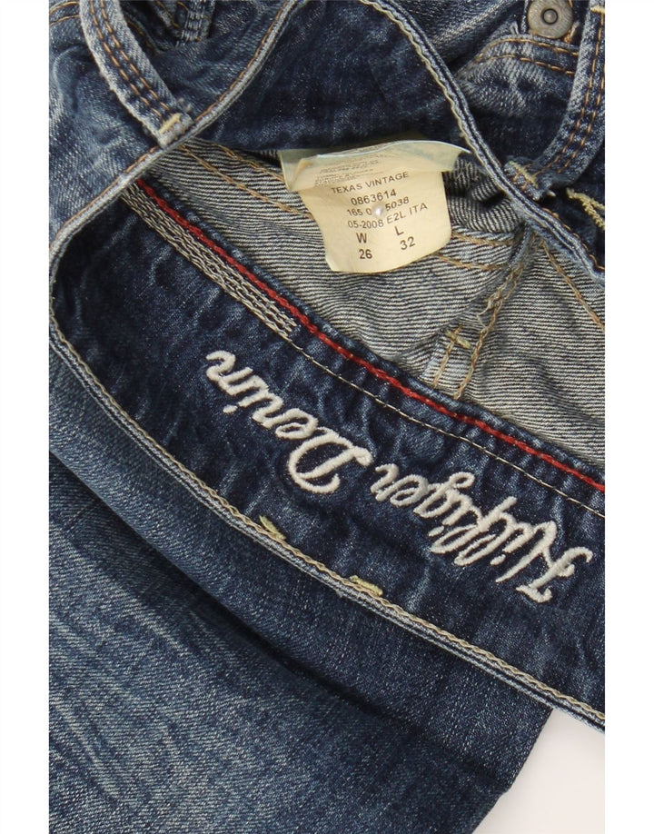 Tommy Hilfiger Dame Flared Jeans W26 L32 Marineblå Bomuld