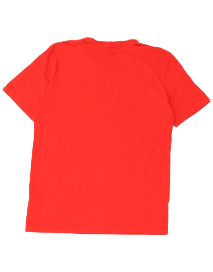 Puma Herre grafisk T-shirt Top Medium Rød Bomuld