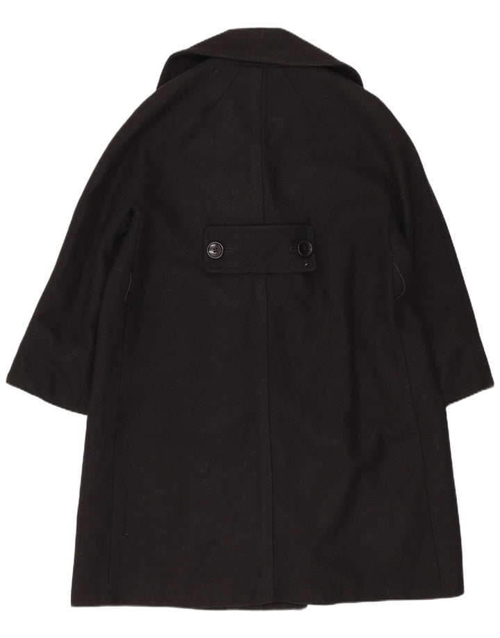 Dolce & Gabbana Dame Oversized Dobbeltradet Frakke IT 38 XS Sort Uld