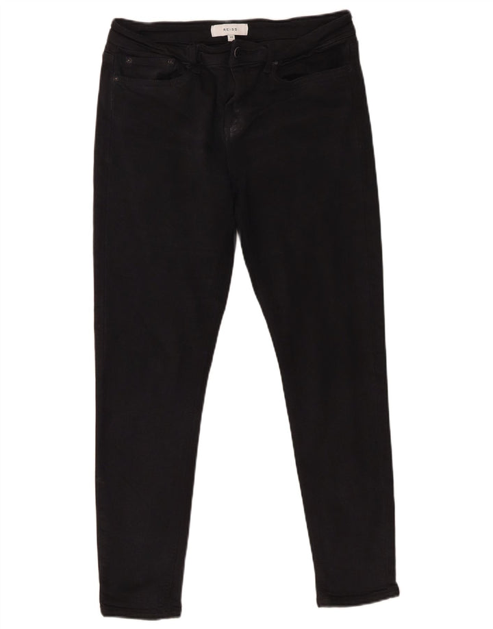 Reiss Skinny Jeans til kvinder W30 L26 Sort viskose